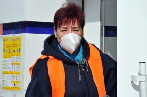 Disinfection on the market "Barabashovo" in Kharkiv