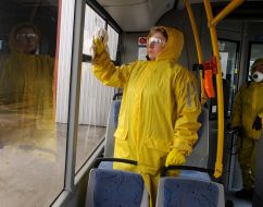 Disinfection of public transport