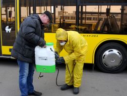 Дезинфекция общественного транспорта