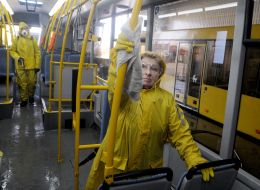 Дезинфекция общественного транспорта