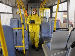 Дезинфекция общественного транспорта