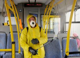 Дезинфекция общественного транспорта