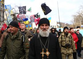 Patriots march on the occasion of Ukrainian Volunteer Day