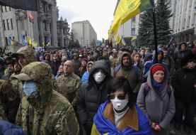 Patriots march on the occasion of Ukrainian Volunteer Day