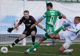 Игровой момент матча