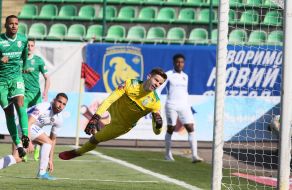 Игровой момент матча