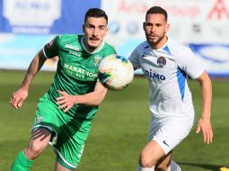 Игровой момент матча