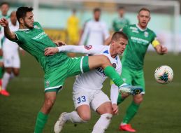 Игровой момент матча