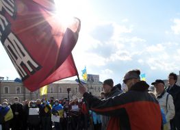 Rally on the occasion of the volunteer Day in Kharkov