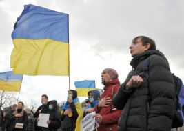 Rally on the occasion of the volunteer Day in Kharkov