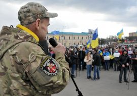 Rally on the occasion of the volunteer Day in Kharkov