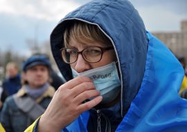 Rally on the occasion of the volunteer Day in Kharkov