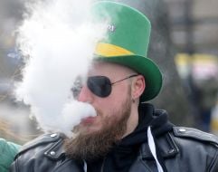 The celebration of St. Patrick's Day