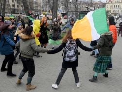 The celebration of St. Patrick's Day