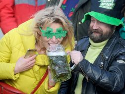 The celebration of St. Patrick's Day