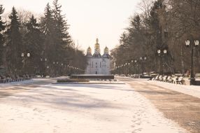 Snow in Chernihiv