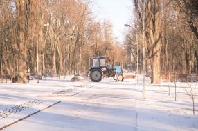 Снег в Чернигове