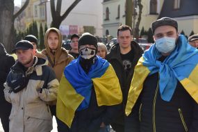 Акция "Нет Нормандии без Крыма!"