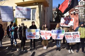 Акция "Нет Нормандии без Крыма!"