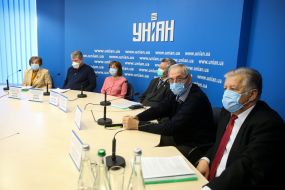 The participants of the press conference