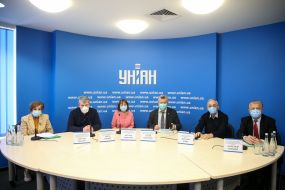 The participants of the press conference