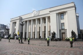 Near the Parliament building