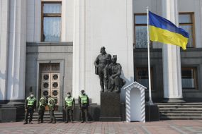 Near the Parliament building