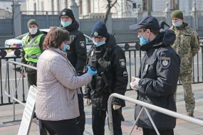 Near the Parliament building