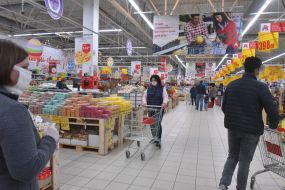 Woman hand sanitizer