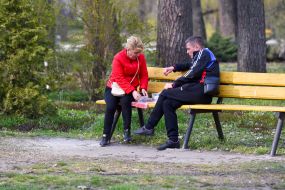 Park "Dubovy guy" in Zaporozhye