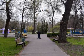 Park "Dubovy guy" in Zaporozhye