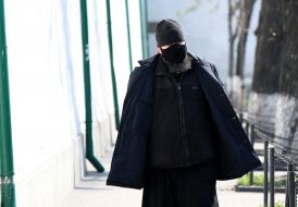 A priest near the Kiev-Pechersk Lavra