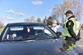 The checkpoint near Zolochiv town