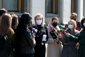 Iryna Vereshchuk answers journalists' questions