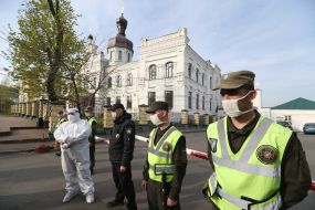 Патрулювання біля Києво-Печерської Лаври