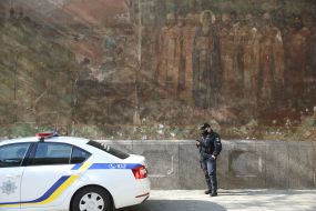 Патрулювання біля Києво-Печерської Лаври