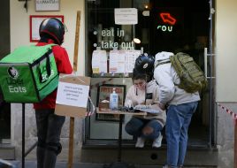 Uber Eats Delivery Courier