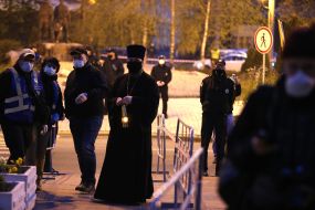 Holy Fire brought to Kiev