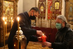 Holy Fire brought to Kiev