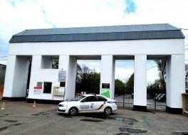 Patrol duty near Berkovets Cemetery in Kiev