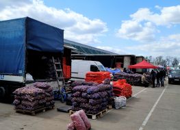 Stolichny market in Kiev