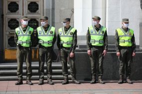 Law enforcement officers on patrol