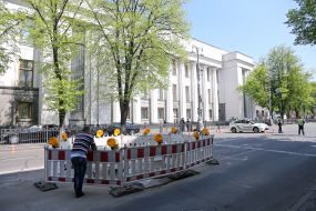Road works in Kiev