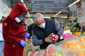 Рынок "Столичный" в Киеве