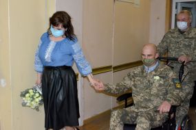 Igor Ponomarchuk with his wife Anna