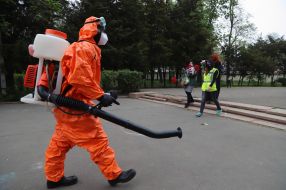 Conducting sanitation