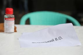 Reserved table for Vladimir Zelensky
