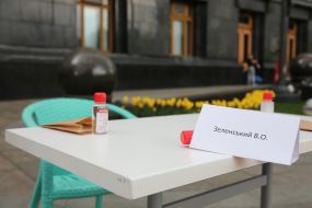 Забронированный столик для Владимира Зеленского