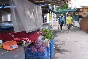 Small market in Zaporozhye