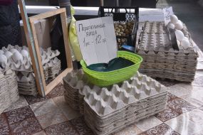 Small market in Zaporozhye